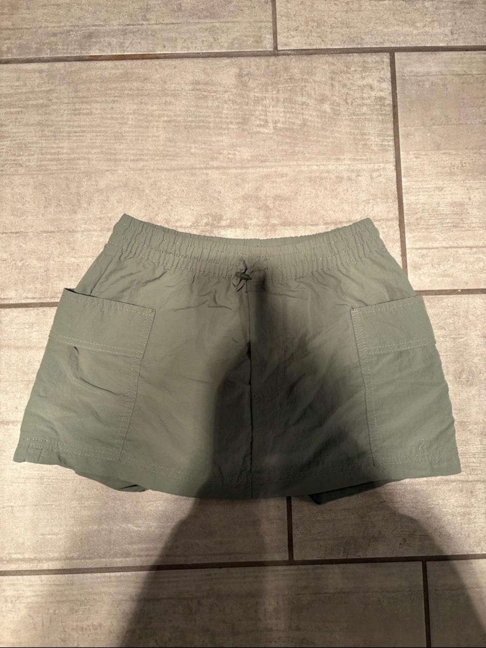 Forever 21 Sage Green Elastic Waist Skort